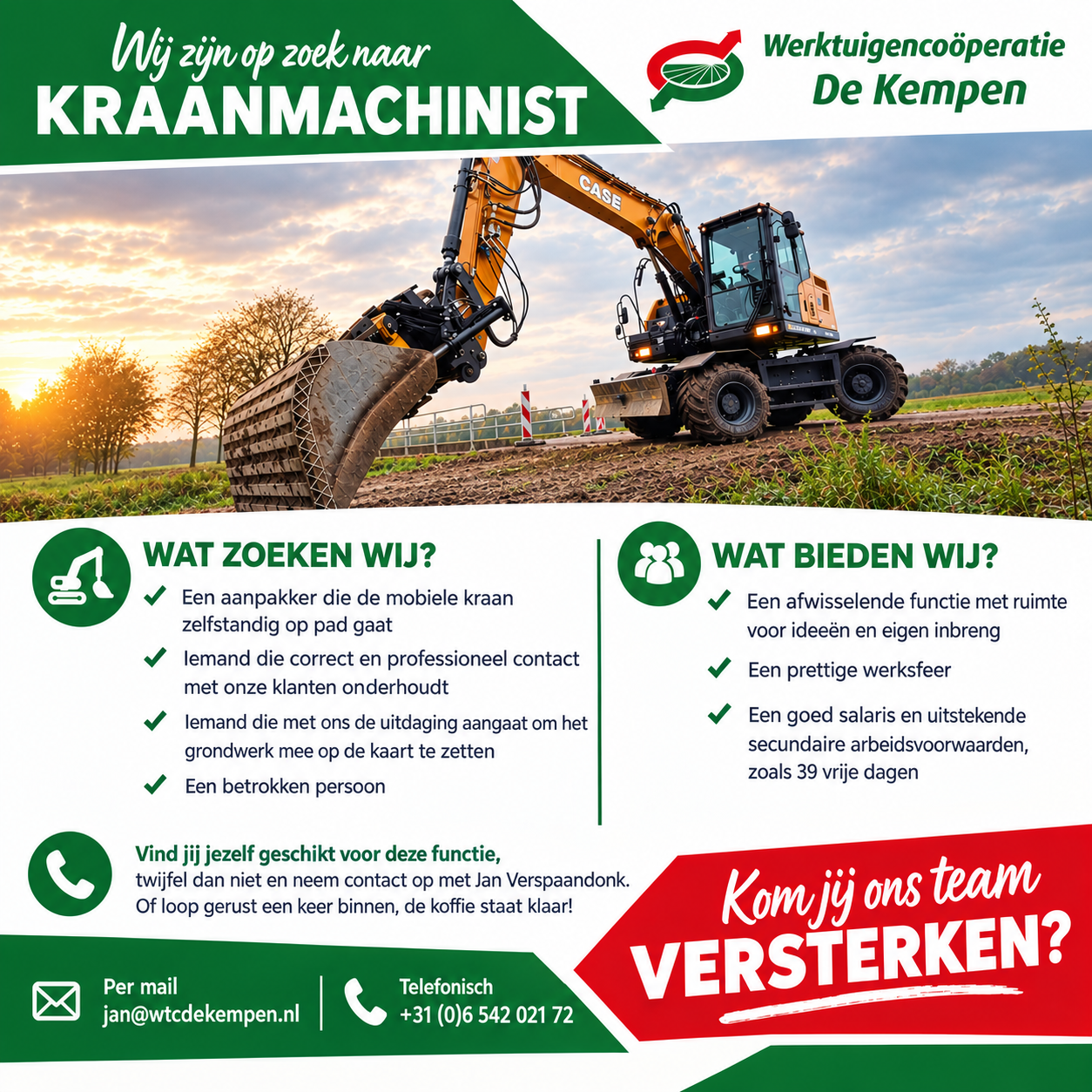 Vacature!